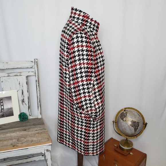 White/Black/Red Wallis Peacoat - Sz 4 (EUC) - Picture 5 of 12